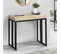 Table Console Extensible Toronto 6 Personnes 140 Cm Design Industriel