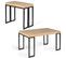 Table Console Extensible Toronto 6 Personnes 140 Cm Design Industriel