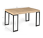 Table Console Extensible Toronto 6 Personnes 140 Cm Design Industriel