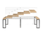 Table Console Extensible Toronto 14 Personnes 300 Cm Design Industriel