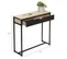 Console 1 Tiroir Noir Boston Design Industriel