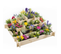 Carré Potager Pyramide Keo En Bois 4 Étages Bac à Fleurs 100 Cm