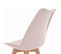 Lot De 4 Chaises Scandinaves Sara Mix Color Pastel Rose, Blanc, Gris Clair, Bleu