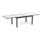 Salon De Jardin Madrid Table Extensible 135-270 Cm Et 12 Chaises Empilables Gris Anthracite