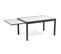 Salon De Jardin Madrid Table Extensible 135-270 Cm Et 12 Chaises Empilables Gris Anthracite