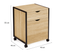 Caisson De Bureau Detroit 2 Tiroirs Design Industriel