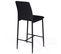 Lot De 4 Tabourets Romane En Pvc Noir Design Contemporain Chaises De Bar Rembourrées