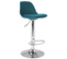 Lot De 4 Tabourets De Bar Karl Design Bleu Canard