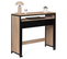 Bureau Extensible 1 Tiroir Noir Boston Design Industriel