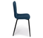 Lot De 4 Chaises Macha En Velours Mix Color Bleu, Gris Clair, Gris Foncé, Jaune