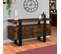 Buffet 140 Cm Phoenix 4 Portes Bois Effet Vieilli Et Noir