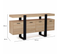 Buffet 160 Cm Phoenix Xxl 4 Portes Bois Et Noir