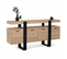 Buffet 160 Cm Phoenix Xxl 4 Portes Bois Et Noir