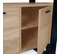 Buffet 160 Cm Phoenix Xxl 4 Portes Bois Et Noir