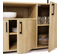 Buffet 4 Portes 140 Cm Detroit Avec Niche Design Industriel