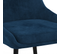 Lot De 4 Chaises Thalya En Velours Bleu Avec Accoudoirs