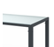 Salon De Jardin Madrid Table 190 Cm Et 8 Chaises Empilables Gris Anthracite Plateau Transparent