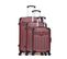 Set De 3 Valises Abs Harlem-a 4 Roues