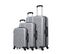 Set De 3 Valises Abs Eleonor 4 Roues