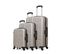 Set De 3 Valises Abs Eleonor 4 Roues