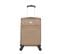 Valise Cabine Polyester Lilas 4 Roulettes 57 Cm