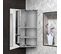 Armoire Miroir Rangement Salle De Bain Acier