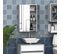 Armoire Miroir Murale Salle De Bain 2 Portes Battantes