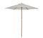 Parasol Droit Hexagonal Bambou Polyester