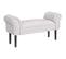 Banc Banquette Accoudoirs Courbés Tissu