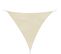 Voile D'ombrage Triangulaire 3x3x3 M Crème