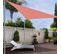 Voile D'ombrage 3x3x3m Triangulaire Rouge