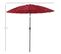 Parasol Inclinable Rond Diamètre 2,6 M Rouge