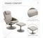 Fauteuil Relax Inclinable Gris