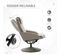 Fauteuil Relax Inclinable Gris