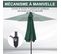 Parasol Inclinable De Jardin Ø 2,7 M Alu. Polyester