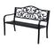 Banc 3 Places De Jardin Style Cosy Chic Noir