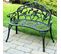 Banc De Jardin 2 Places Style Néo-rétro 100l X 54l X 78h Cm