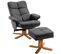 Fauteuil Relax Inclinable Noir