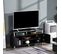 Meuble Banc TV Design Contemporain Multi-rangements