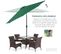 Parasol Octogonal Inclinable 3 M Métal Polyester 180 G/m135