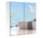 Armoire Miroir Murale Rangement Salle De Bain Acier Inox.