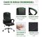 Fauteuil De Bureau Manager Ergonomique Grand Confort Hauteur Réglable Pivotant 360° Lin