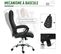 Fauteuil De Bureau Manager Ergonomique Grand Confort Hauteur Réglable Pivotant 360° Lin