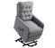 Fauteuil De Relaxation Électrique Fauteuil Releveur Inclinable Avec Repose-pied Ajustable Lin