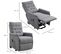 Fauteuil De Relaxation Électrique Fauteuil Releveur Inclinable Avec Repose-pied Ajustable Lin