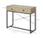 Table Console Industriel 2 Tiroirs