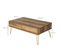 Table Basse En Bois 110l X 59l X 42h Cm Brun