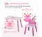 Ensemble Table Et Chaises Enfant Design Princesse Couronne Bois Pin Mdf Rose