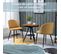 Lot De 2 Chaises De Visiteur Design Scandinave Velours