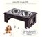 Gamelle Double Chien Chat Surélevée Mdf